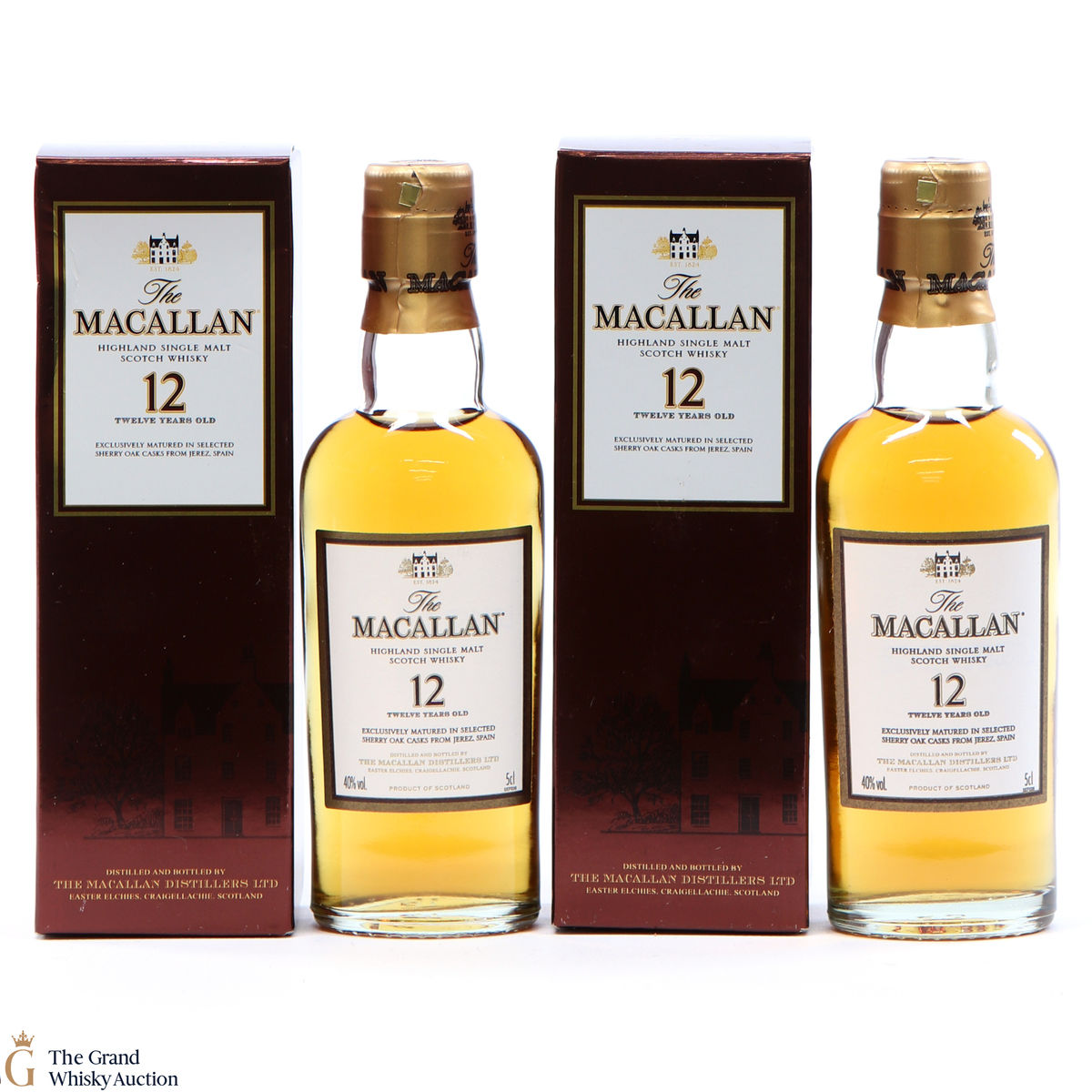 Macallan - 12 Year Old - Sherry Oak (2 x 5cl)