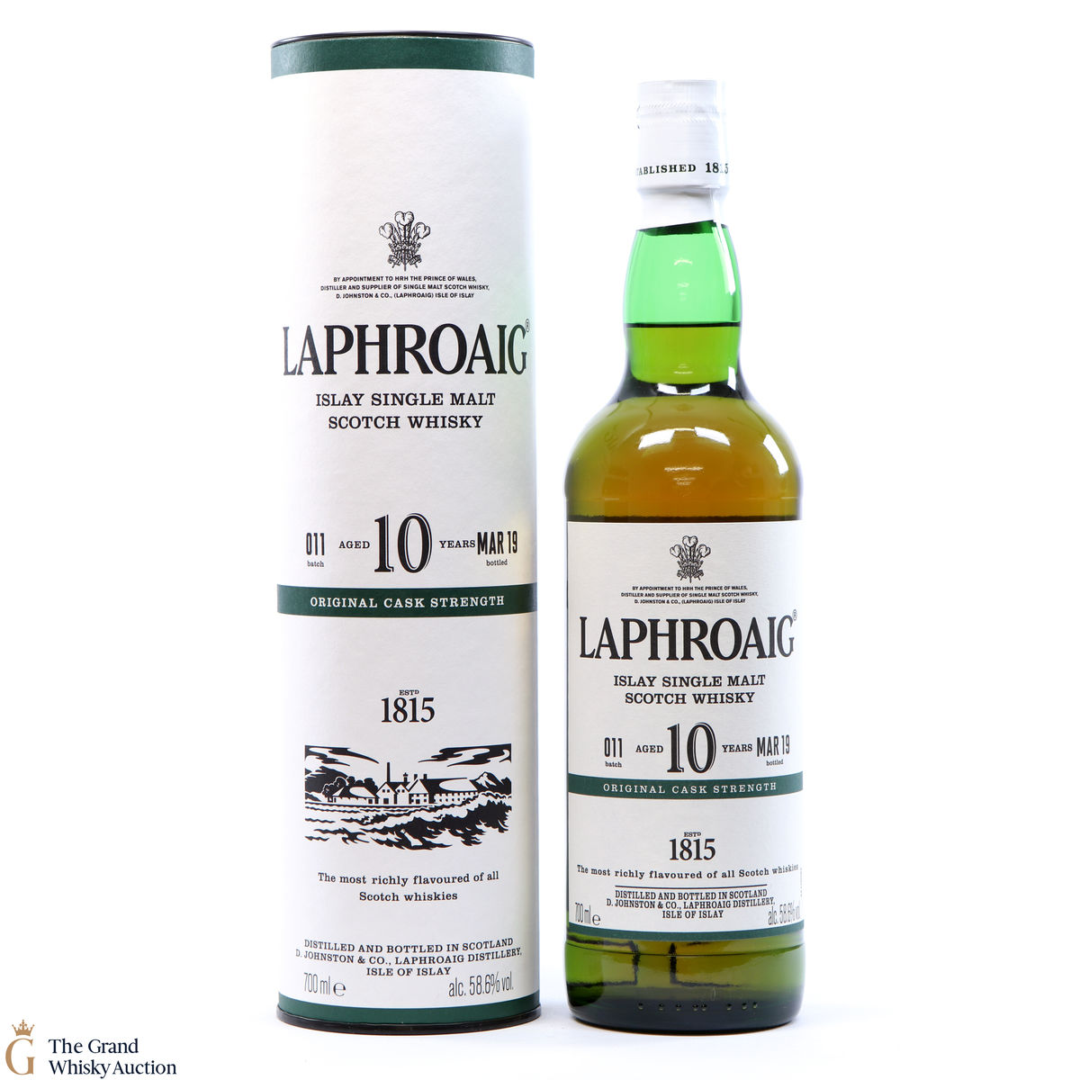 Laphroaig - 10 Year Old - Original Cask Strength Batch #011