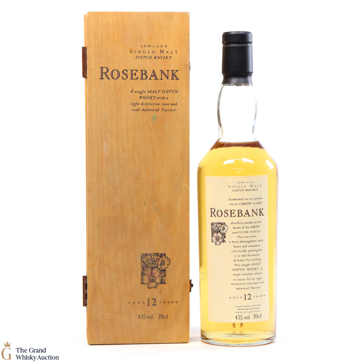 Rosebank - 12 Year Old - Flora & Fauna (Wooden Box)