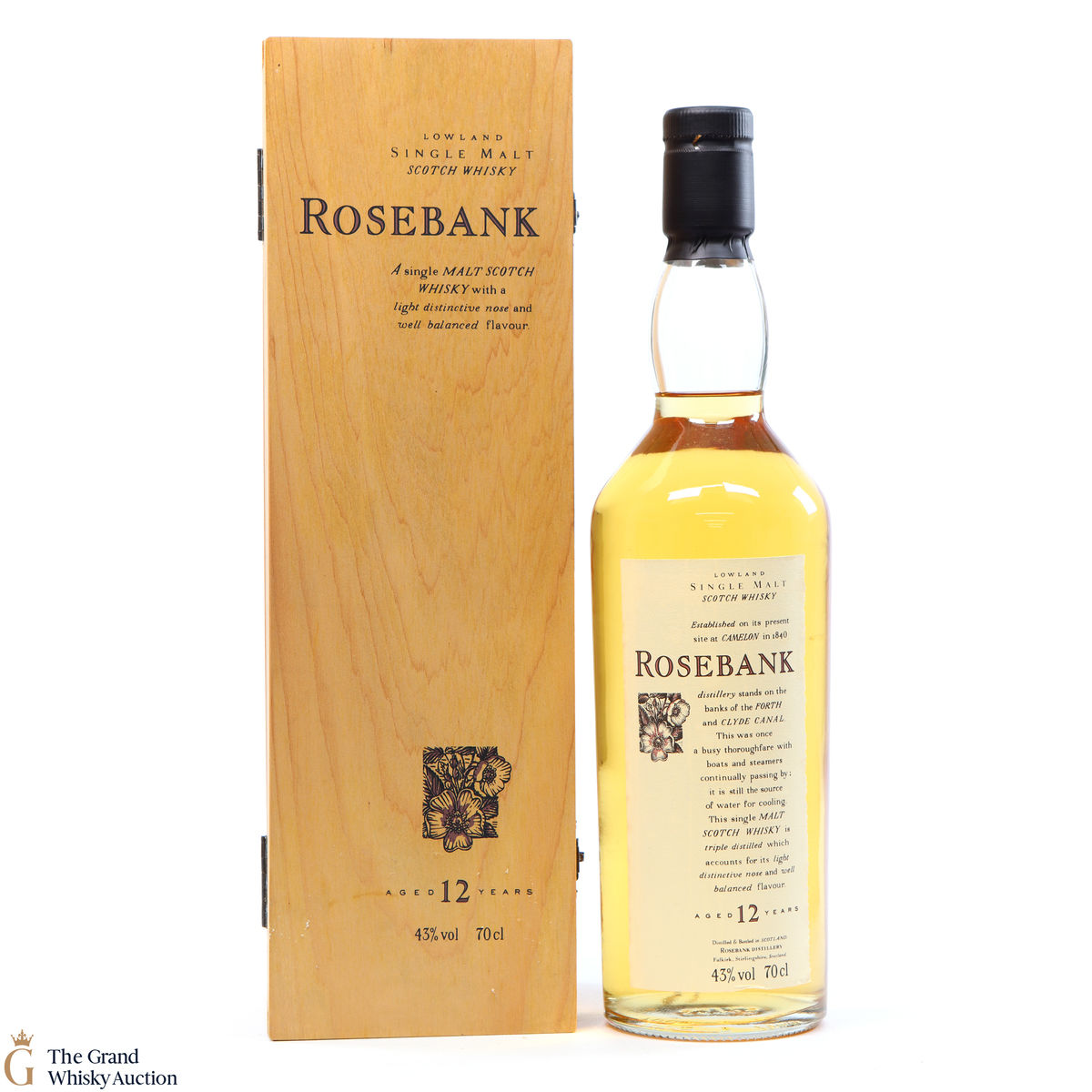 Rosebank - 12 Year Old - Flora & Fauna (Wooden Box)
