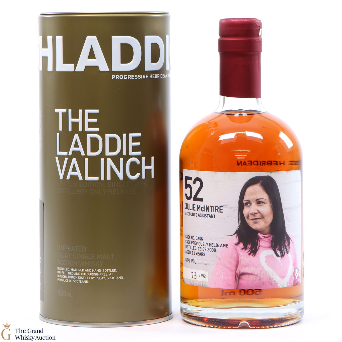 Bruichladdich - 11 Year Old - Valinch 52 - Julie McIntyre (50cl)