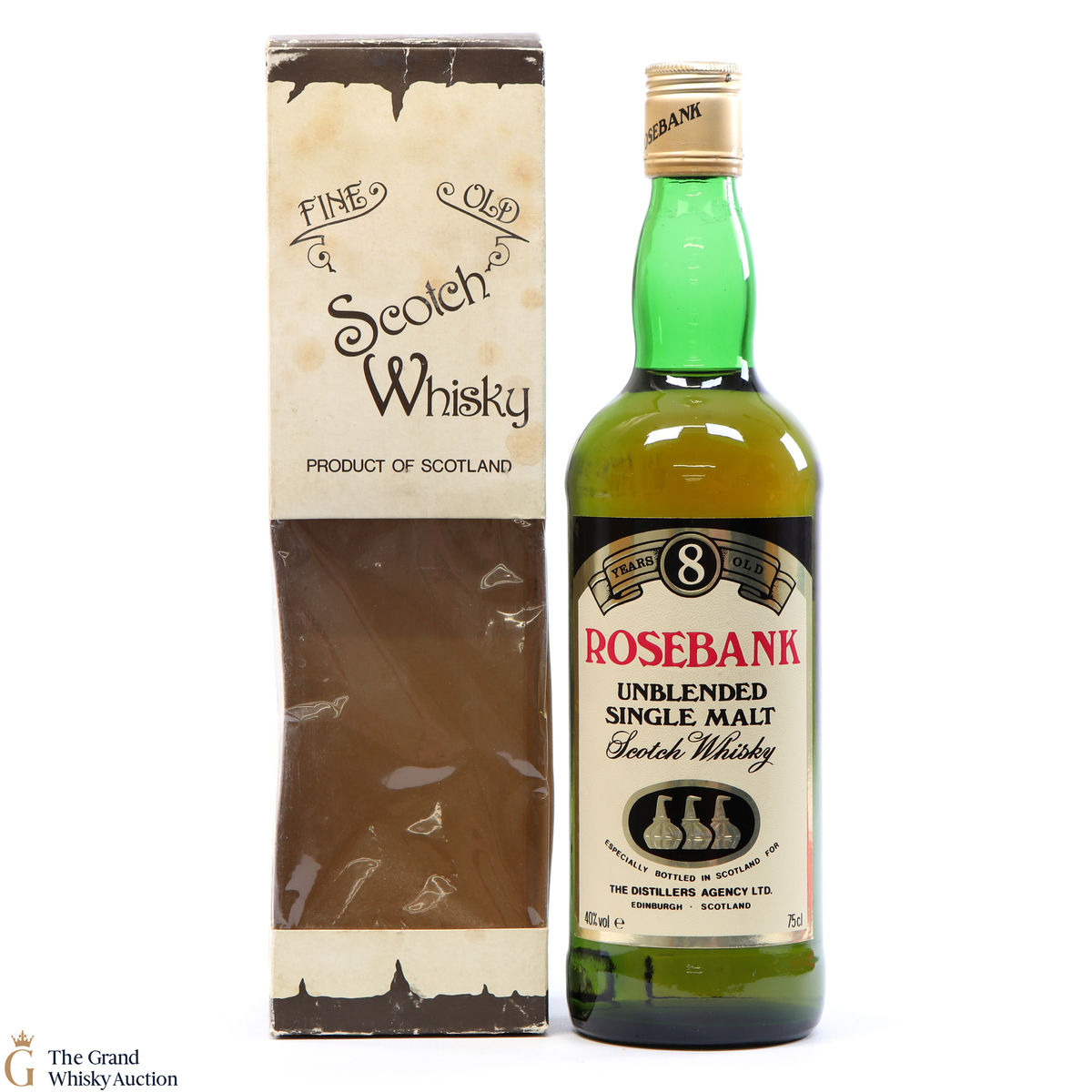 Rosebank - 8 Year Old Unblended Single Malt 1980s 