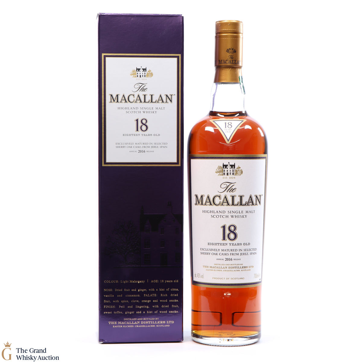 Macallan - 18 Year Old - Sherry Oak (2016)