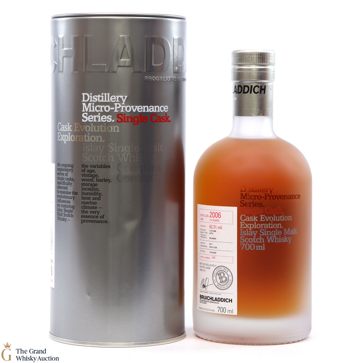 Bruichladdich - 14 Year Old 2006 - Bourbon Cask #0417