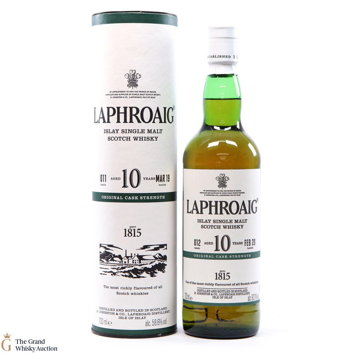 Laphroaig - 10 Year Old - Original Cask Strength Batch #012
