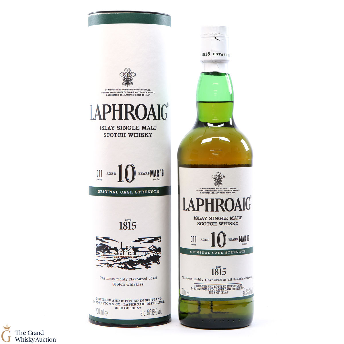 Laphroaig - 10 Year Old - Original Cask Strength Batch #012