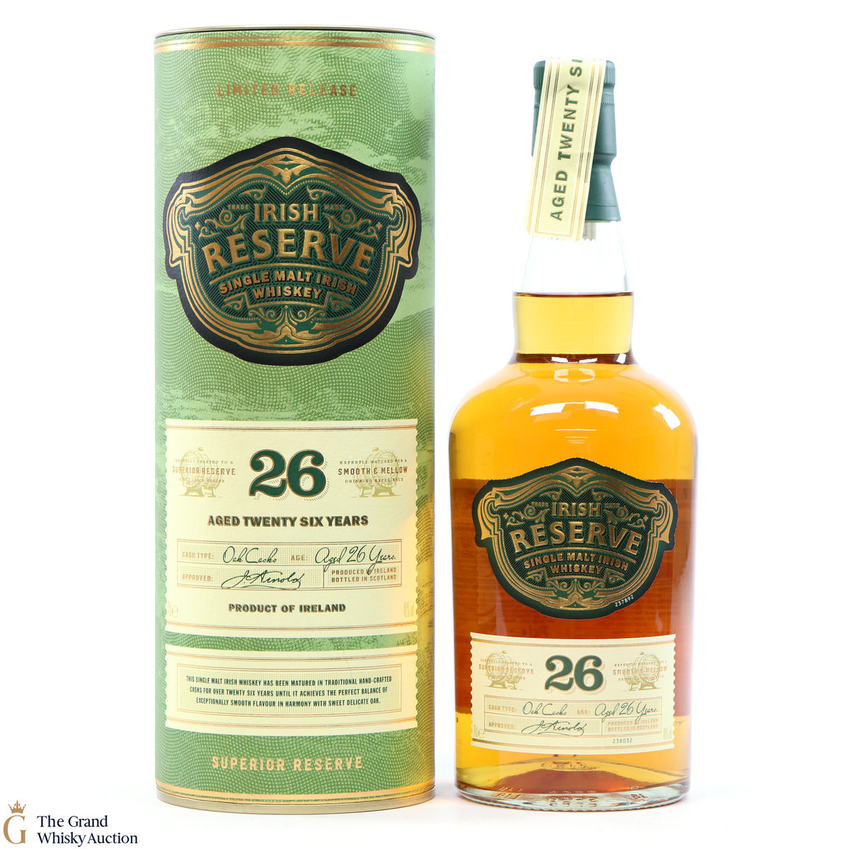 Irish Reserve - 26 Year Old Single Malt Irish Whiskey Limited Release