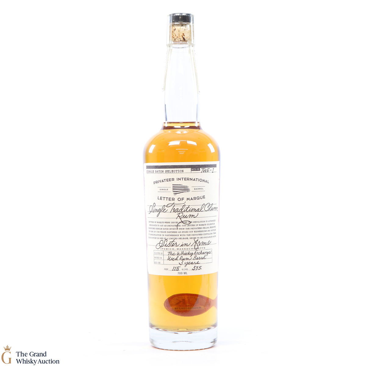 Privateer - 3 Year Old - TWE-1 Rum - 'Sister in Arms'