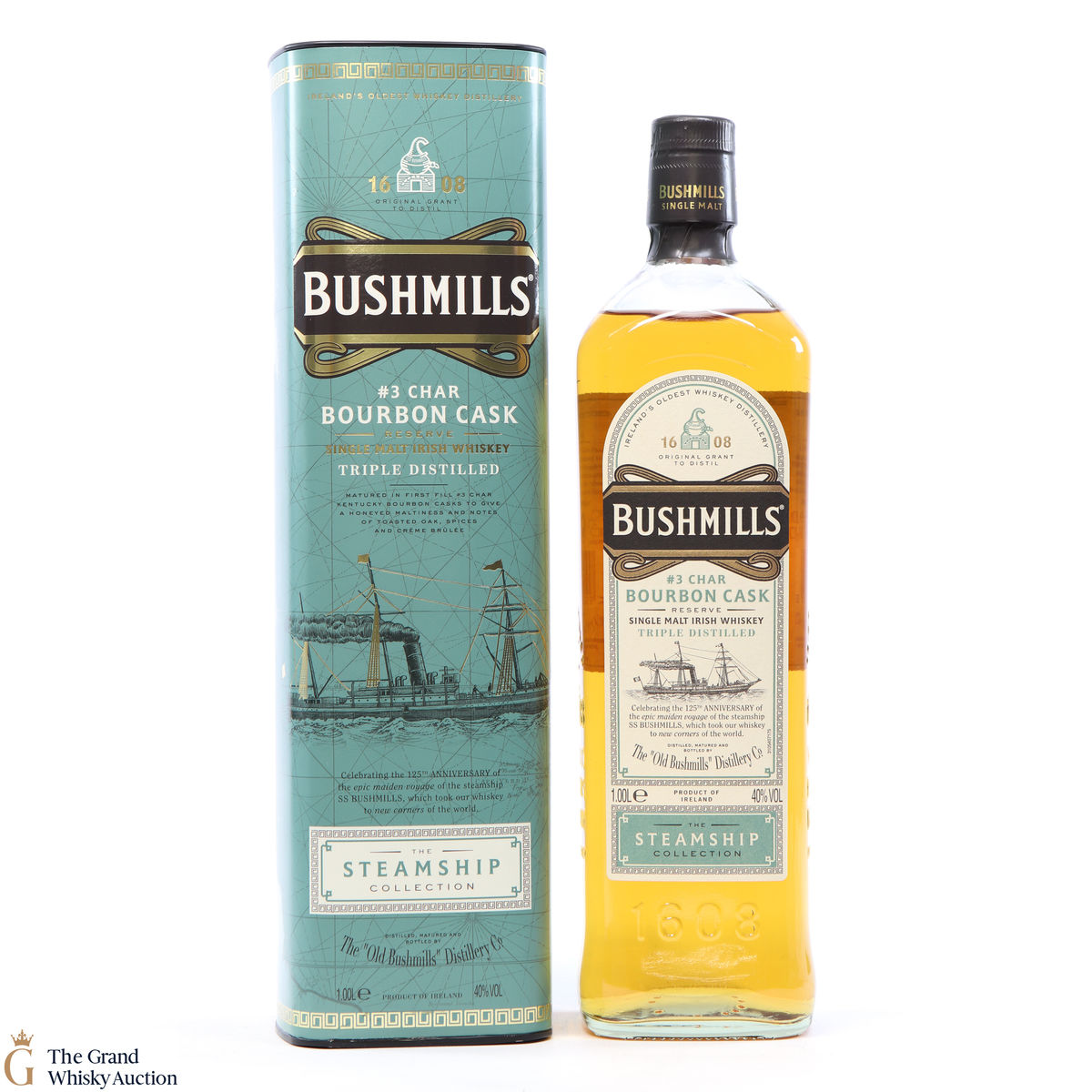 Bushmills - #3 Char Bourbon Cask - Steamship Collection (1L)
