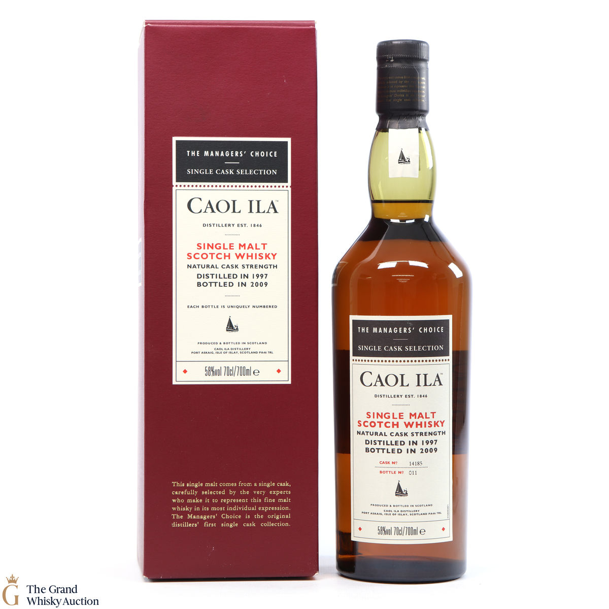 Caol Ila - #14185 1997 Managers' Choice 2009