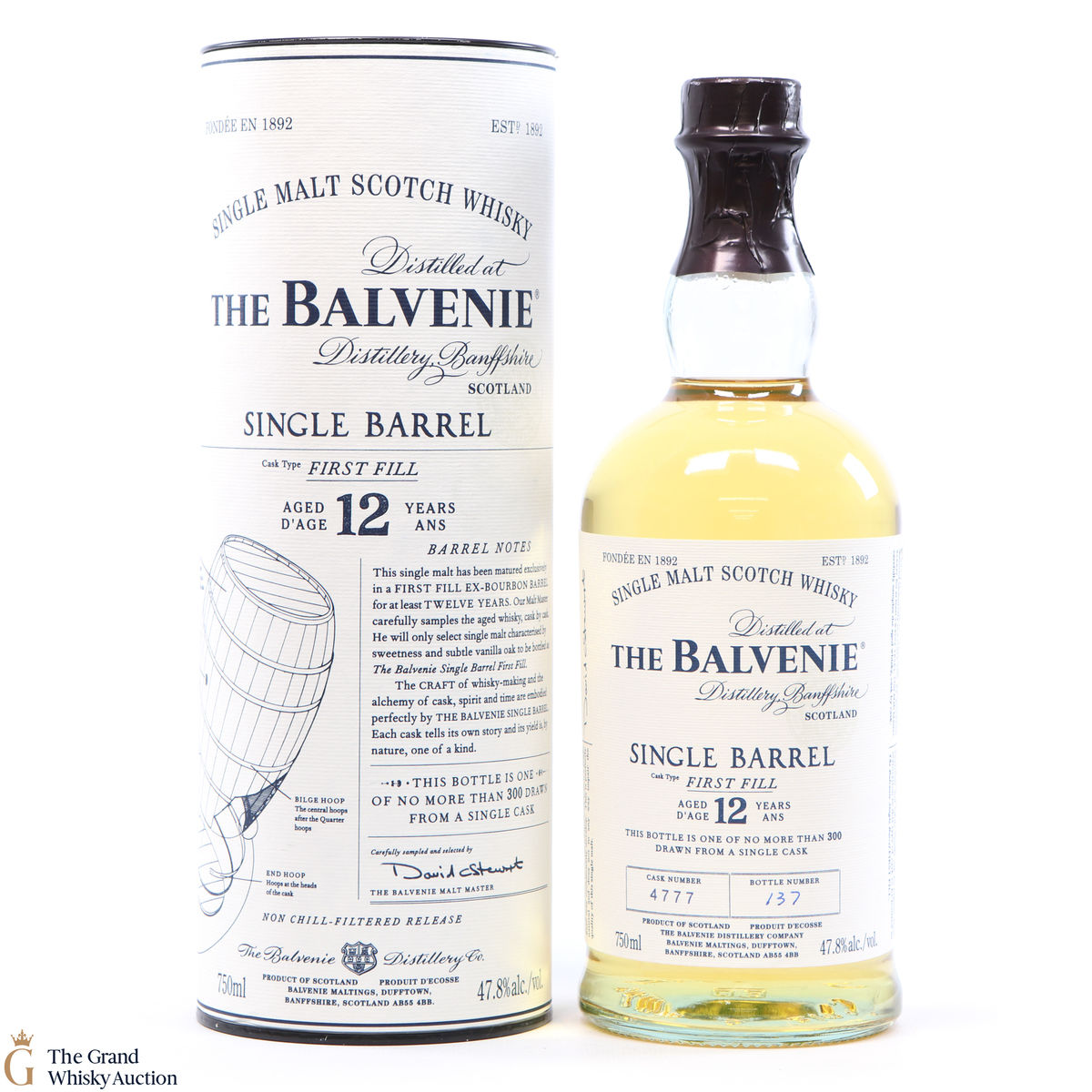 Balvenie - 12 Year Old  Single Barrel #4777