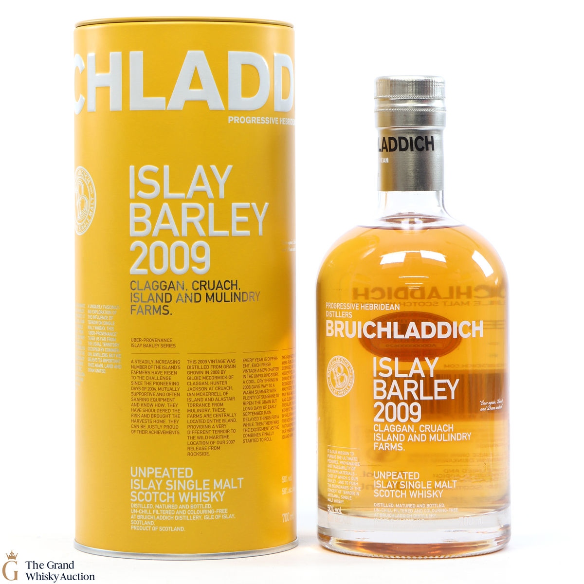 Bruichladdich - Islay Barley - 2009 Claggan, Cruach, Island and Mulindry Farms