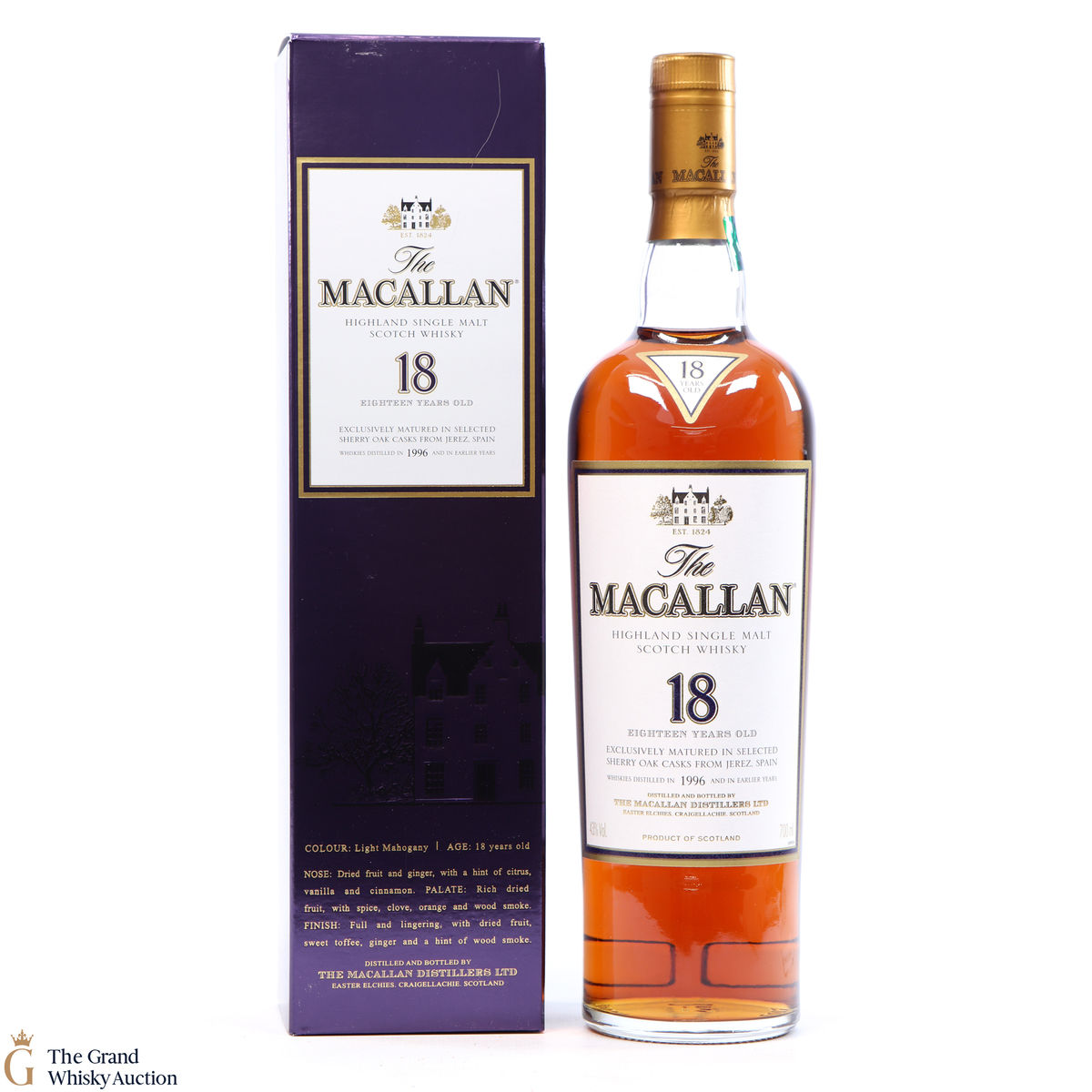 Macallan - 18 Year Old - Sherry Oak (1996)