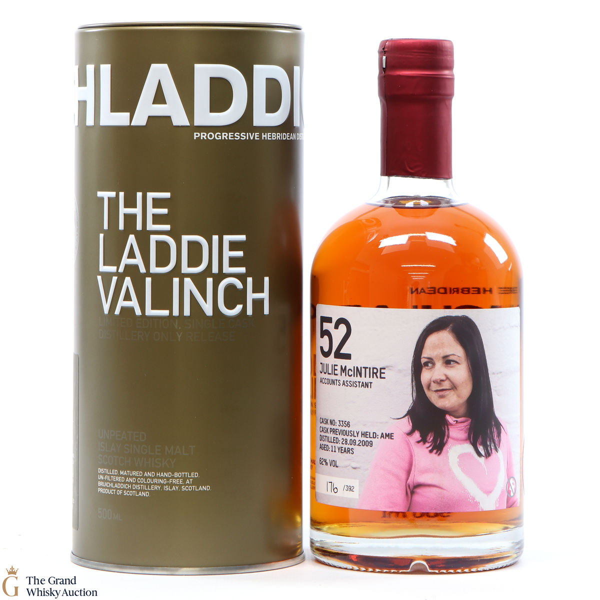 Bruichladdich - 11 Year Old - Valinch 52 - Julie McIntyre (50cl)