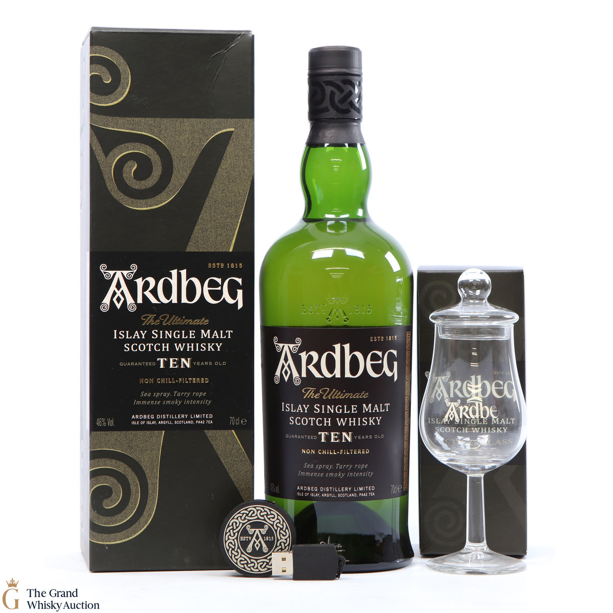 Ardbeg - 10 Year Old (With Glass & USB)