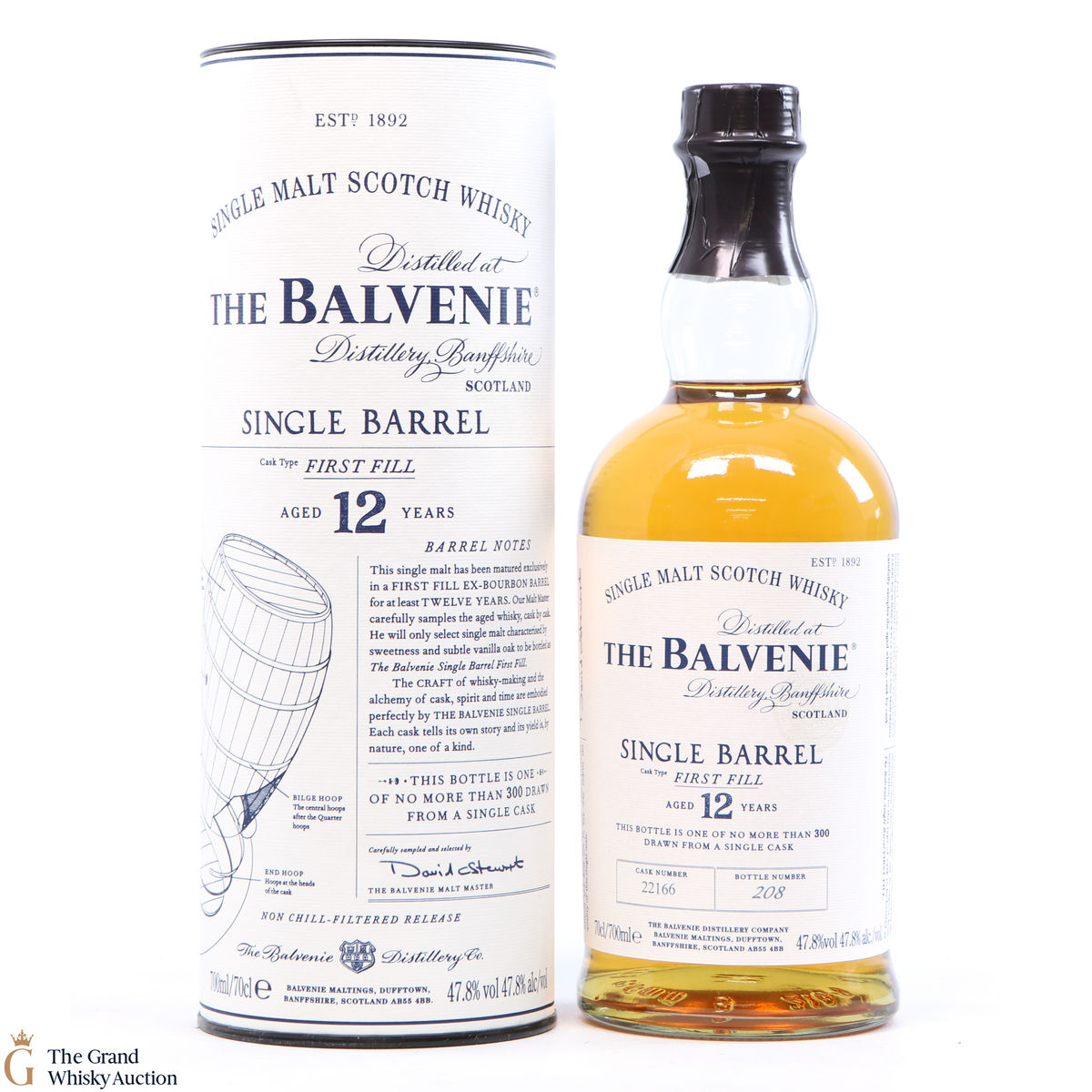 Balvenie - 12 Year Old  Single Barrel #22166
