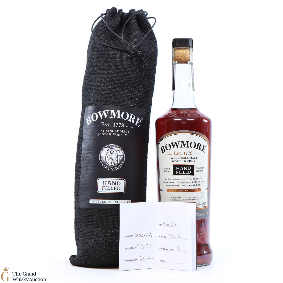 Bowmore - 18 Year Old 2001 - 2020 Hand Fill - Sherry Cask #1520