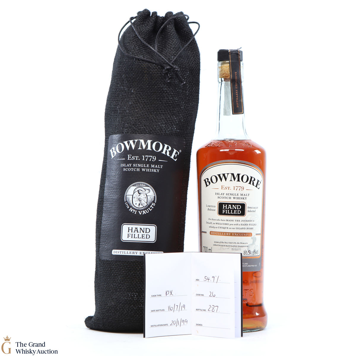 Bowmore - 20 Year Old - 2019 Hand Fill - PX Cask #26