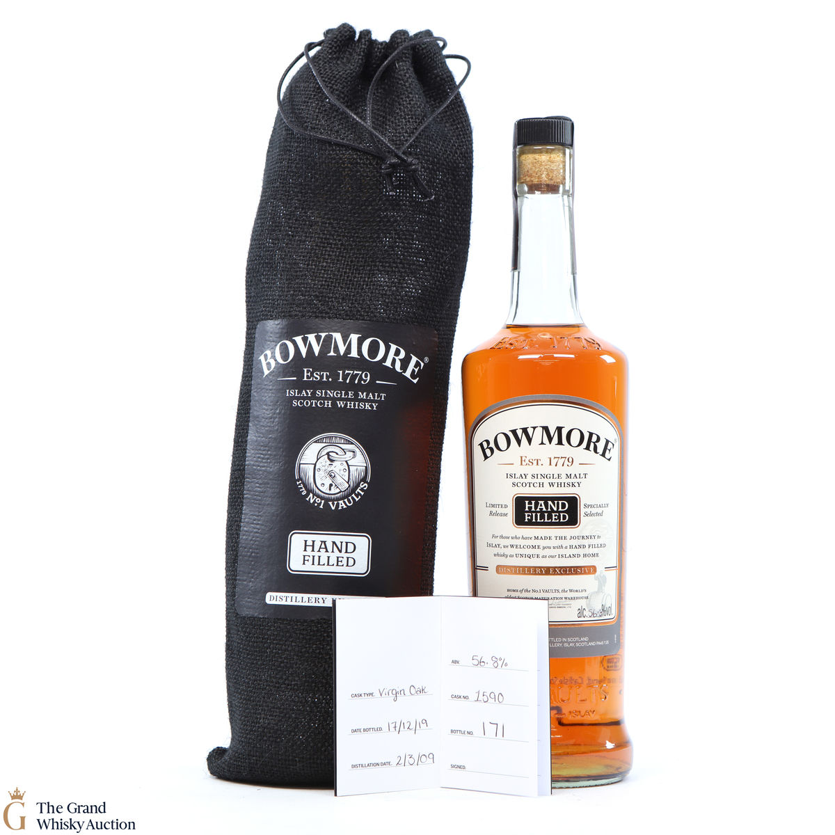 Bowmore - 10 Year Old - 2019 Hand Fill - Virgin Oak #1590