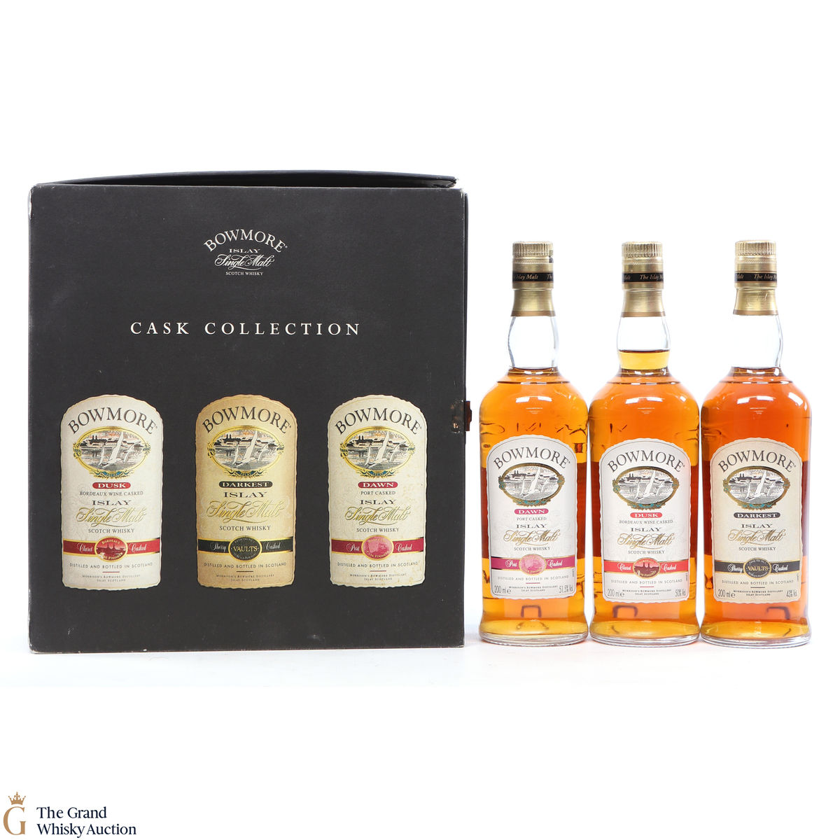 Bowmore - Cask Collection - Dusk, Dawn & Darkest (3 x 20cl)