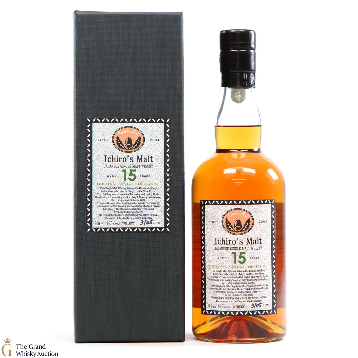 Hanyu - 2000 Ichiro’s Malt 15 Year Old - The Final Vintage