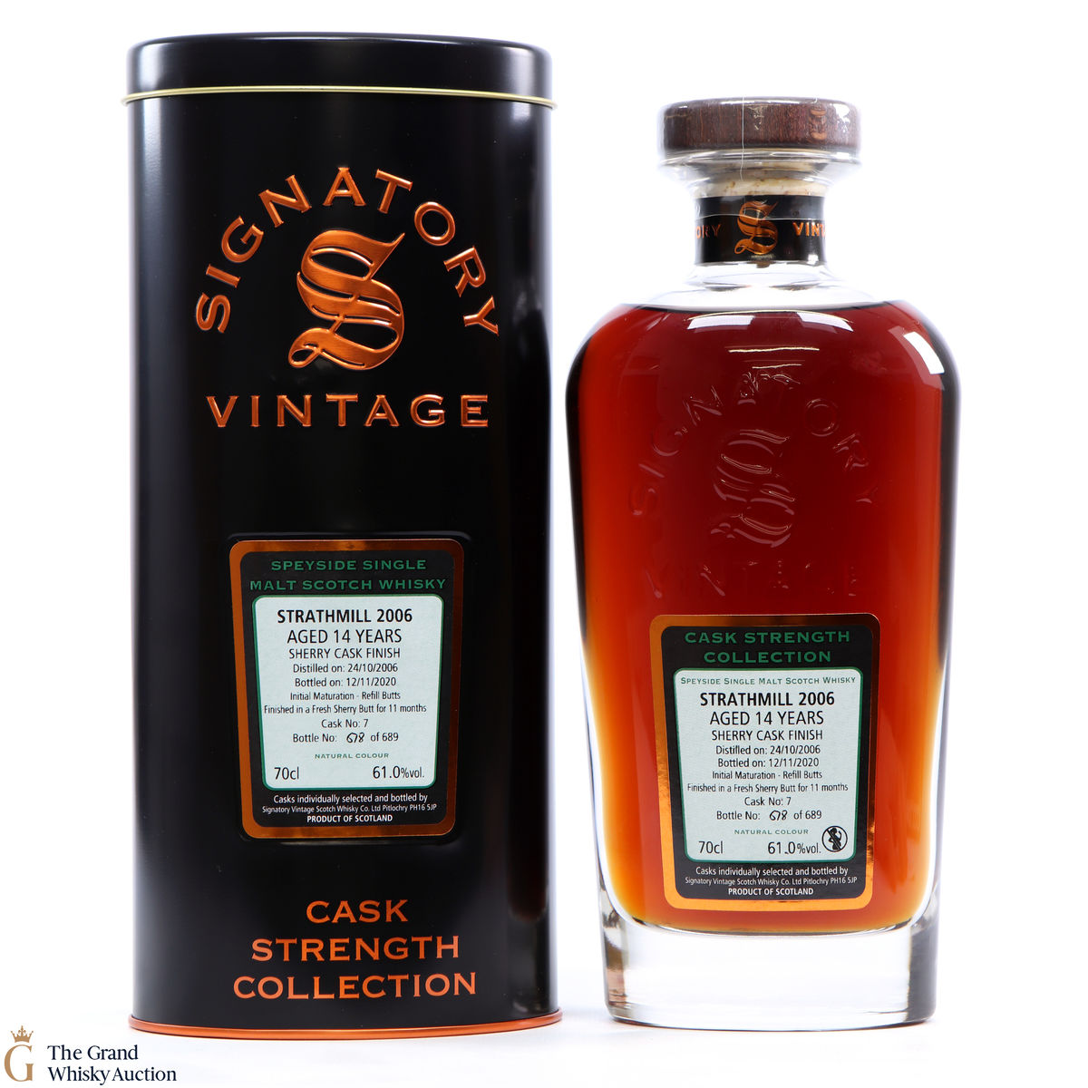 Strathmill-  14 Year Old - 2006 Signatory Vintage