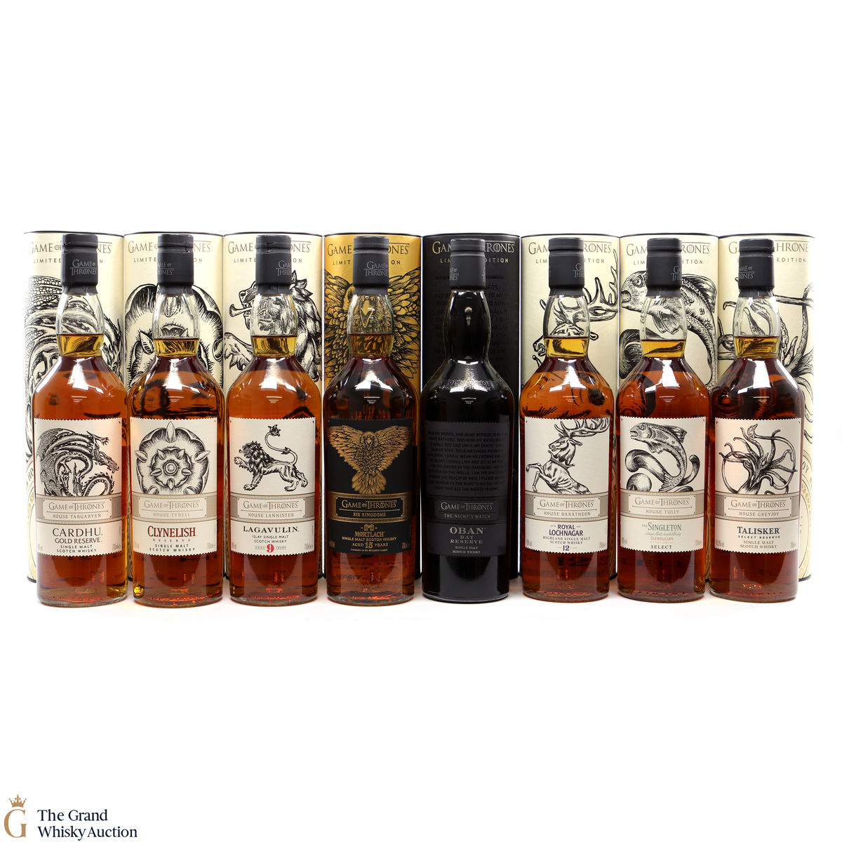 Game of Thrones - Limited Editions - 8 x 70cl (with Mortlach)