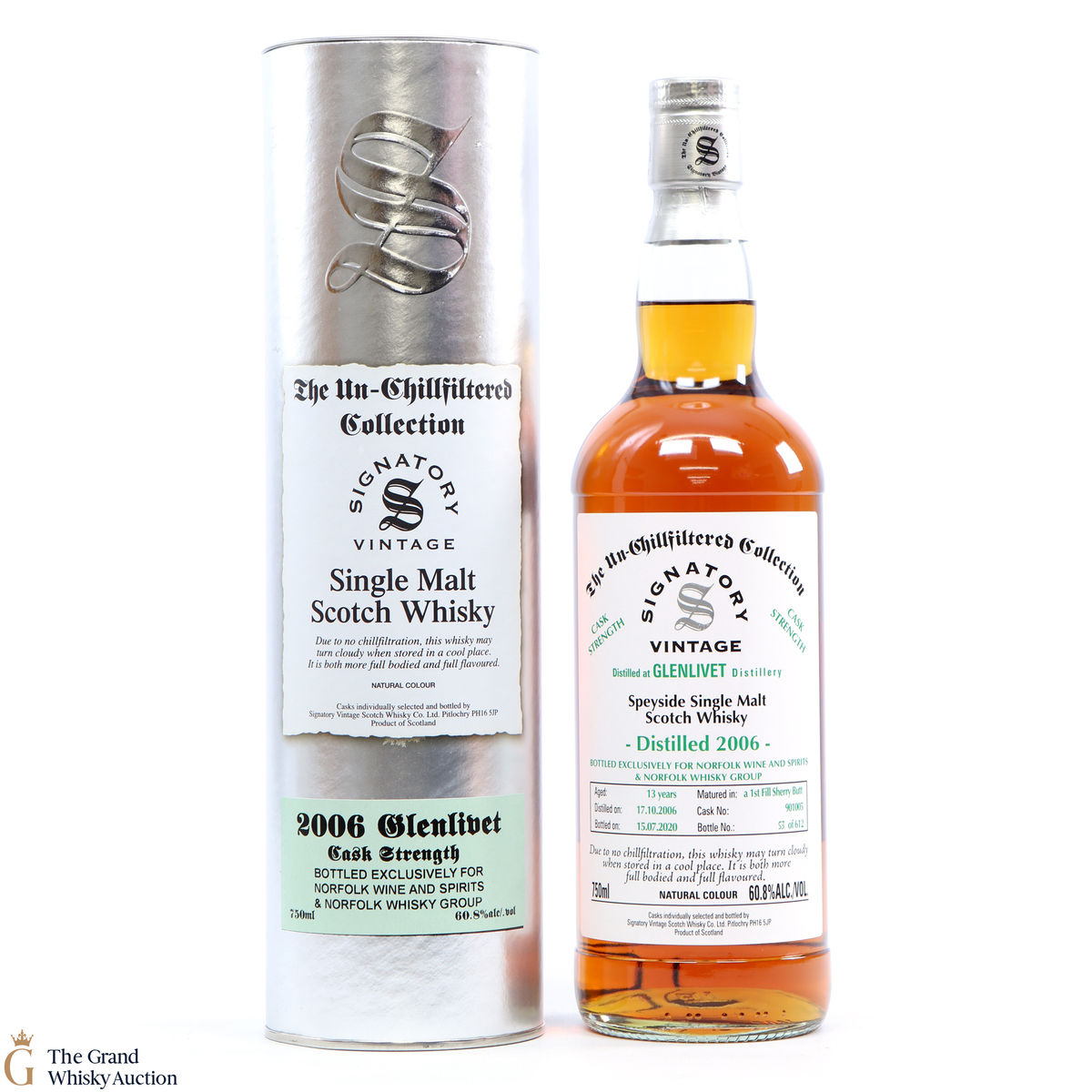 Glenlivet - 13 Year Old 2006 Signatory #901005