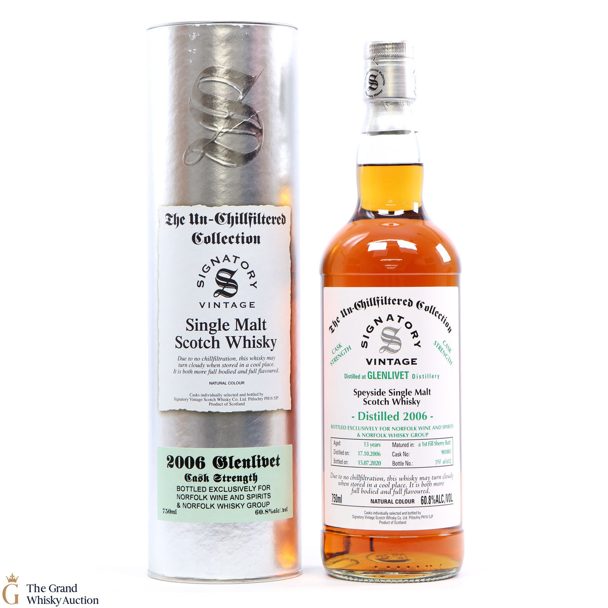 Glenlivet - 13 Year Old 2006 Signatory #901005