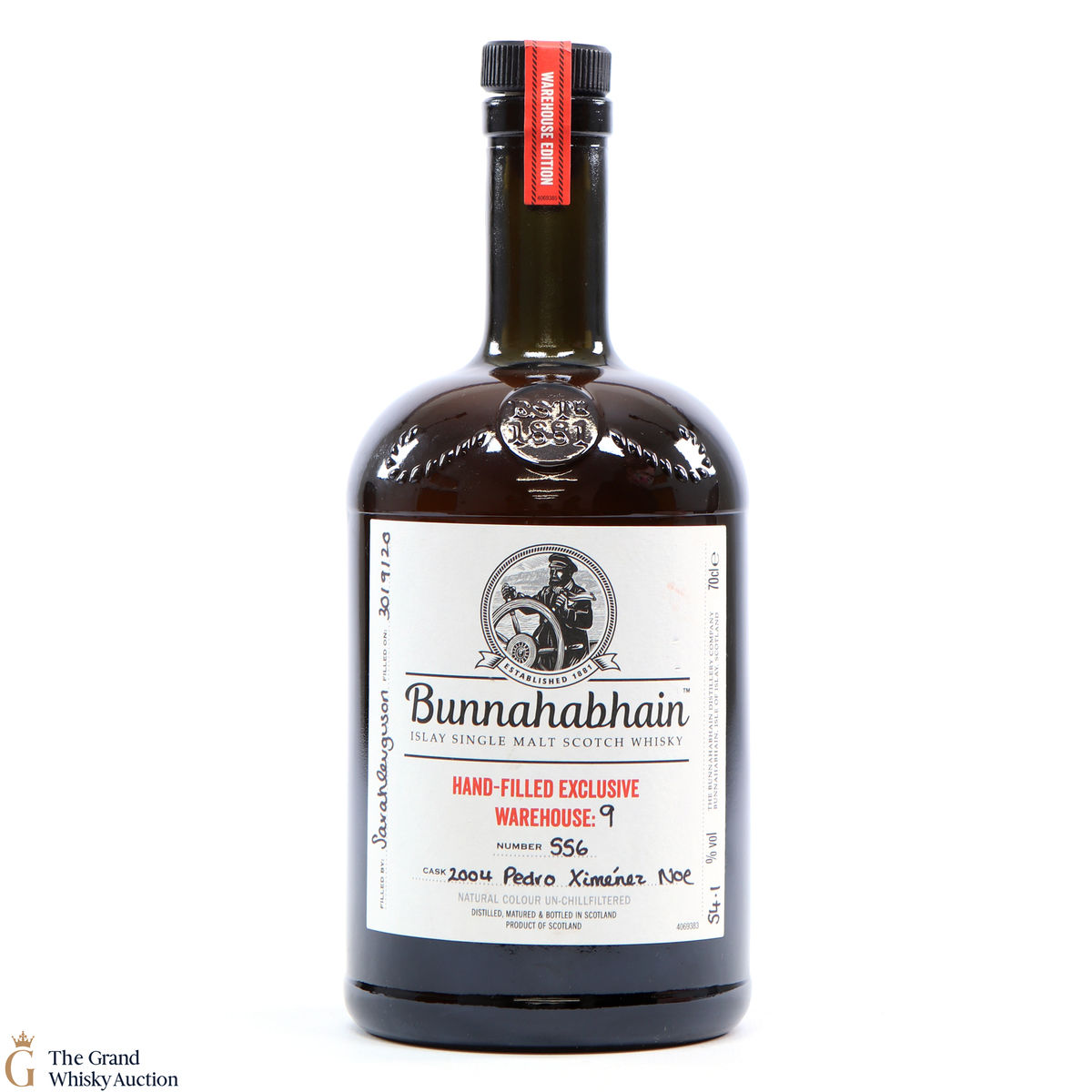 Bunnahabhain - 2004 Pedro Ximénez Noe #556 Hand Fill