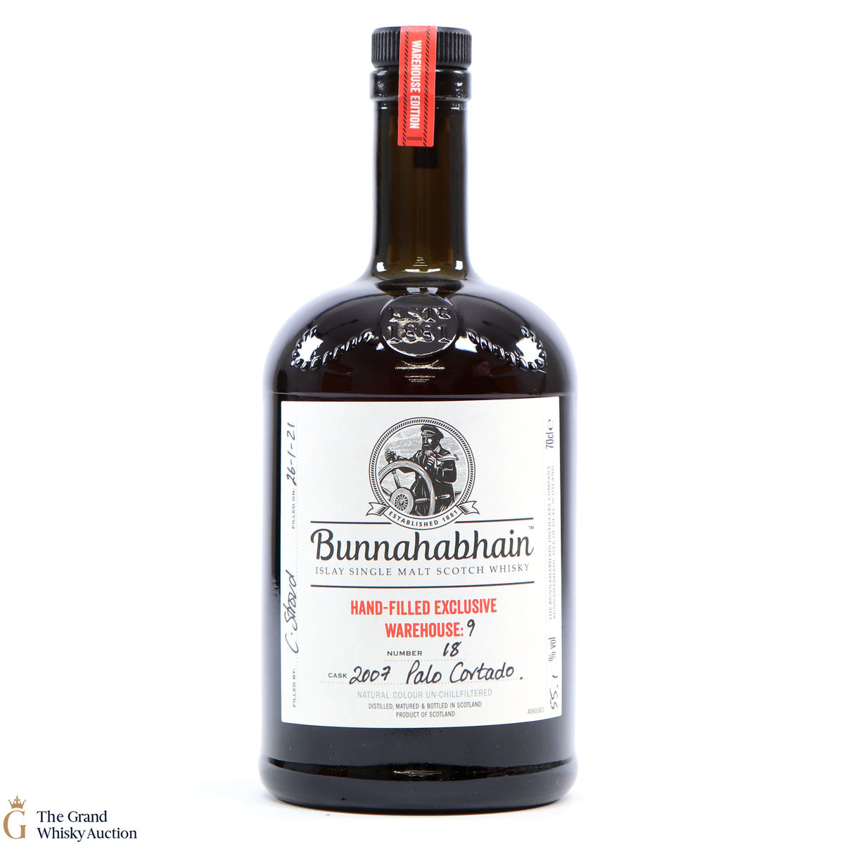 Bunnahabhain - 2007 Palo Cortado - Handfill 2021
