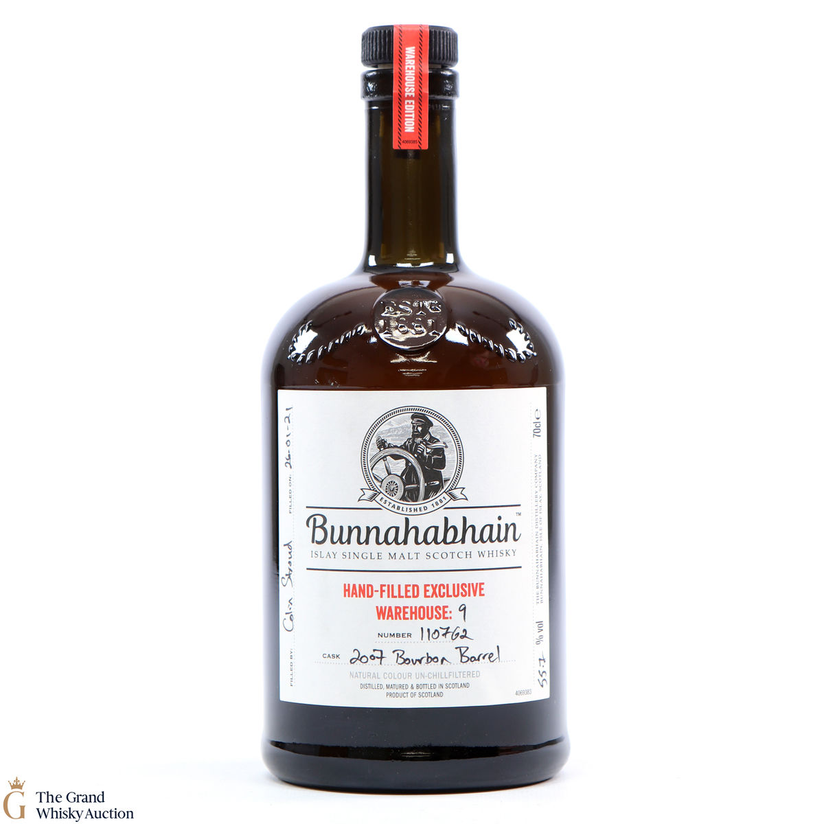 Bunnahabhain - 2007 Bourbon Barrel #110762 - Hand Fill 