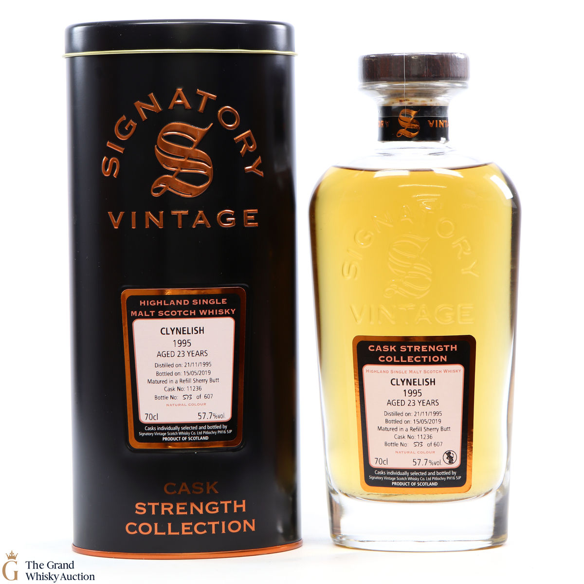 Clynelish - 23 Year Old 1995 - Signatory - Cask Strength #11236