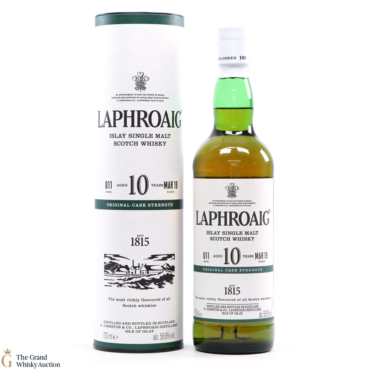 Laphroaig - 10 Year Old - Original Cask Strength Batch #011