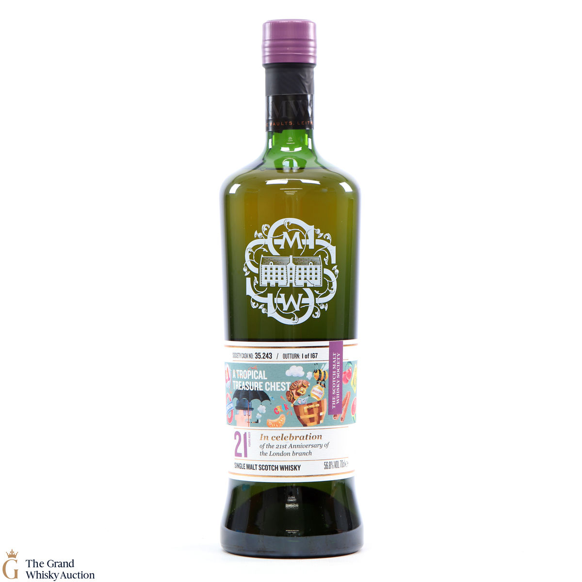 Glen Moray - 21 Year Old SMWS 35.243 - 21st Anniversary London Branch