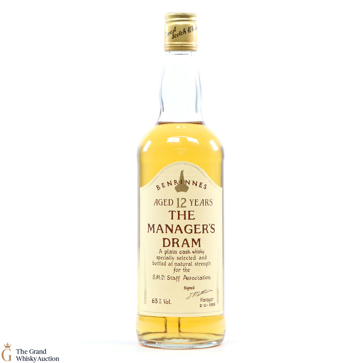 Benrinnes - 12 Year Old Manager Dram 1988
