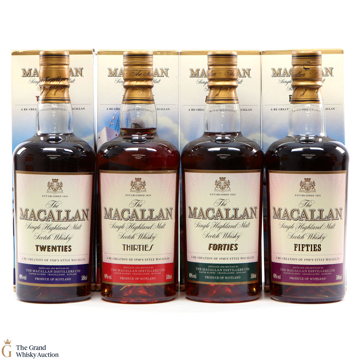 Macallan - Travel Decades Series (4 x 50cl)