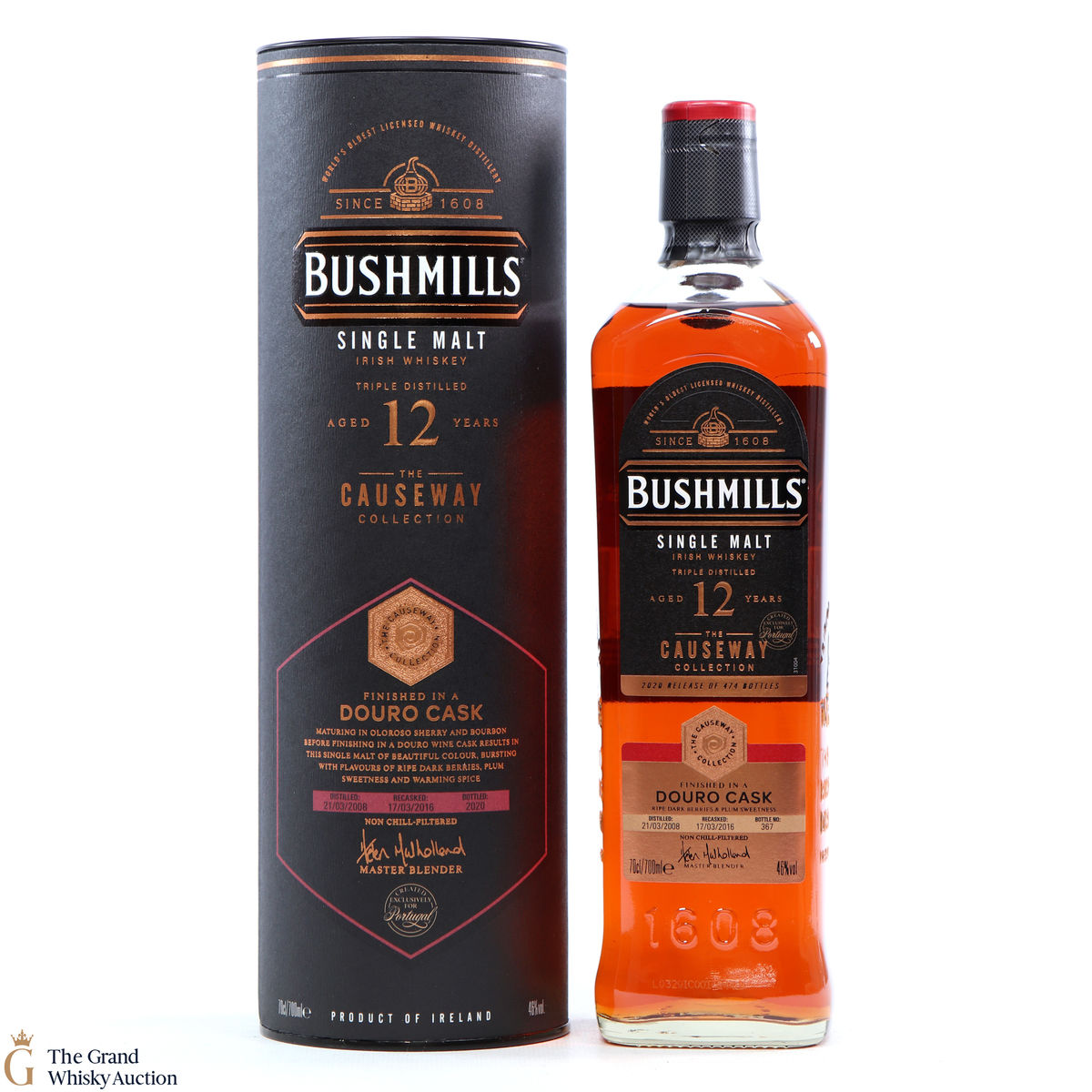 Bushmills - 12 Year Old - Douro Cask - Causeway Collection - Exclusively for Portugal