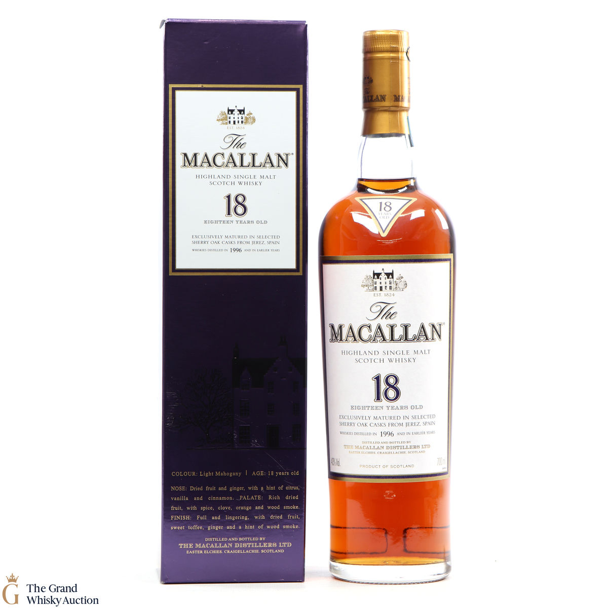 Macallan - 18 Year Old - Sherry Oak (1996)