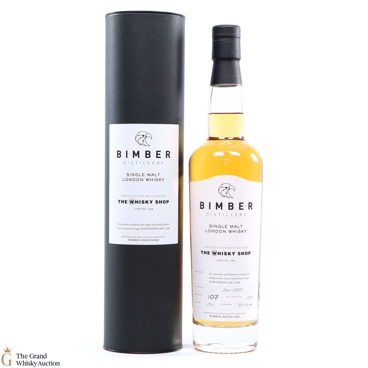 Bimber - Ex Bourbon Oak Cask #103 - The Whisky Shop Exclusive - Limited Edition
