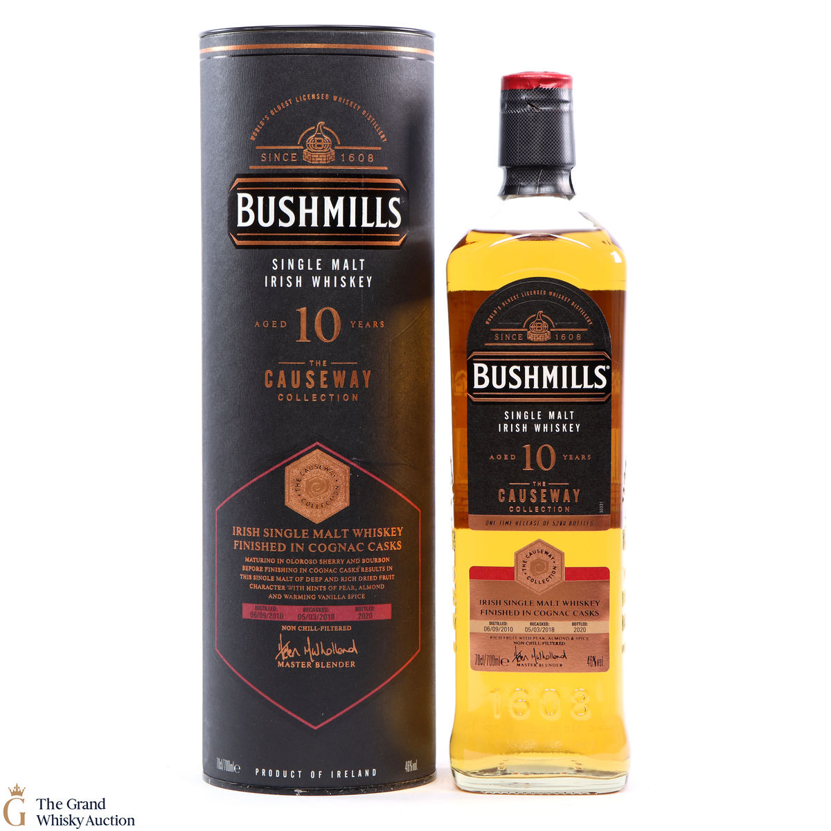 Bushmills - 10 Year Old - Cognac Finish - Causeway Collection