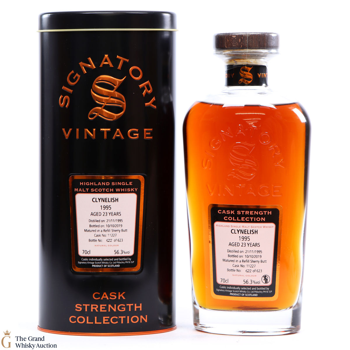 Clynelish - 23 Year Old 1995 - Signatory - Cask Strength #11227