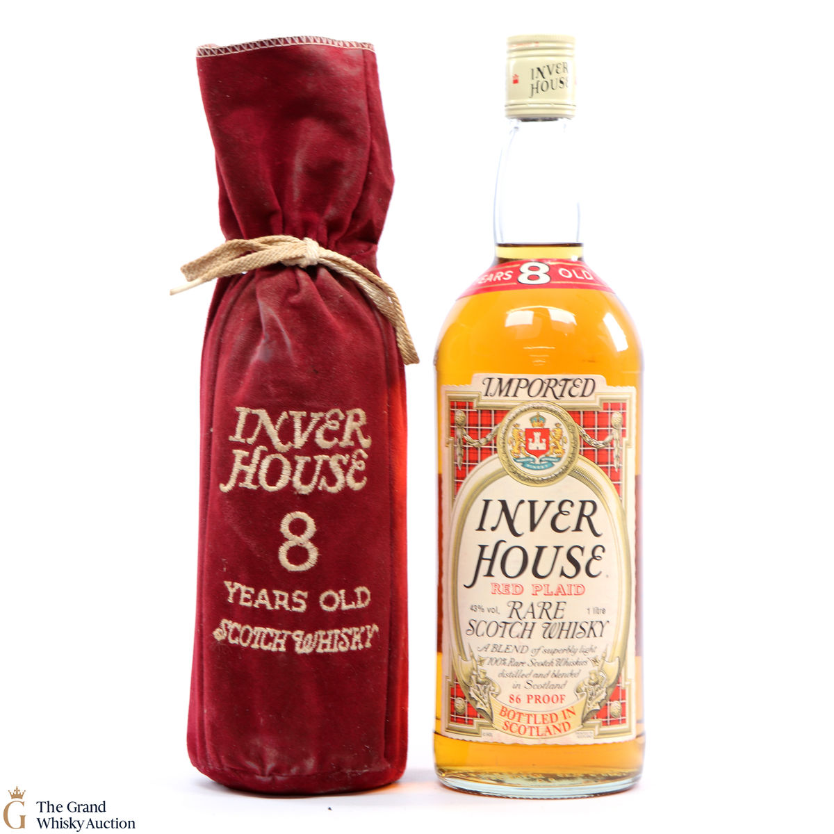 Inver House - 8 Year Old - Red Plaid - 1L