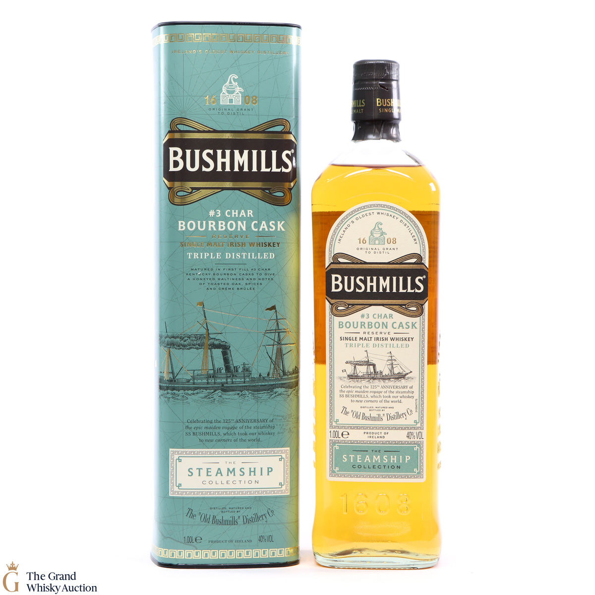 Bushmills - #3 Char Bourbon Cask - Steamship Collection (1L)