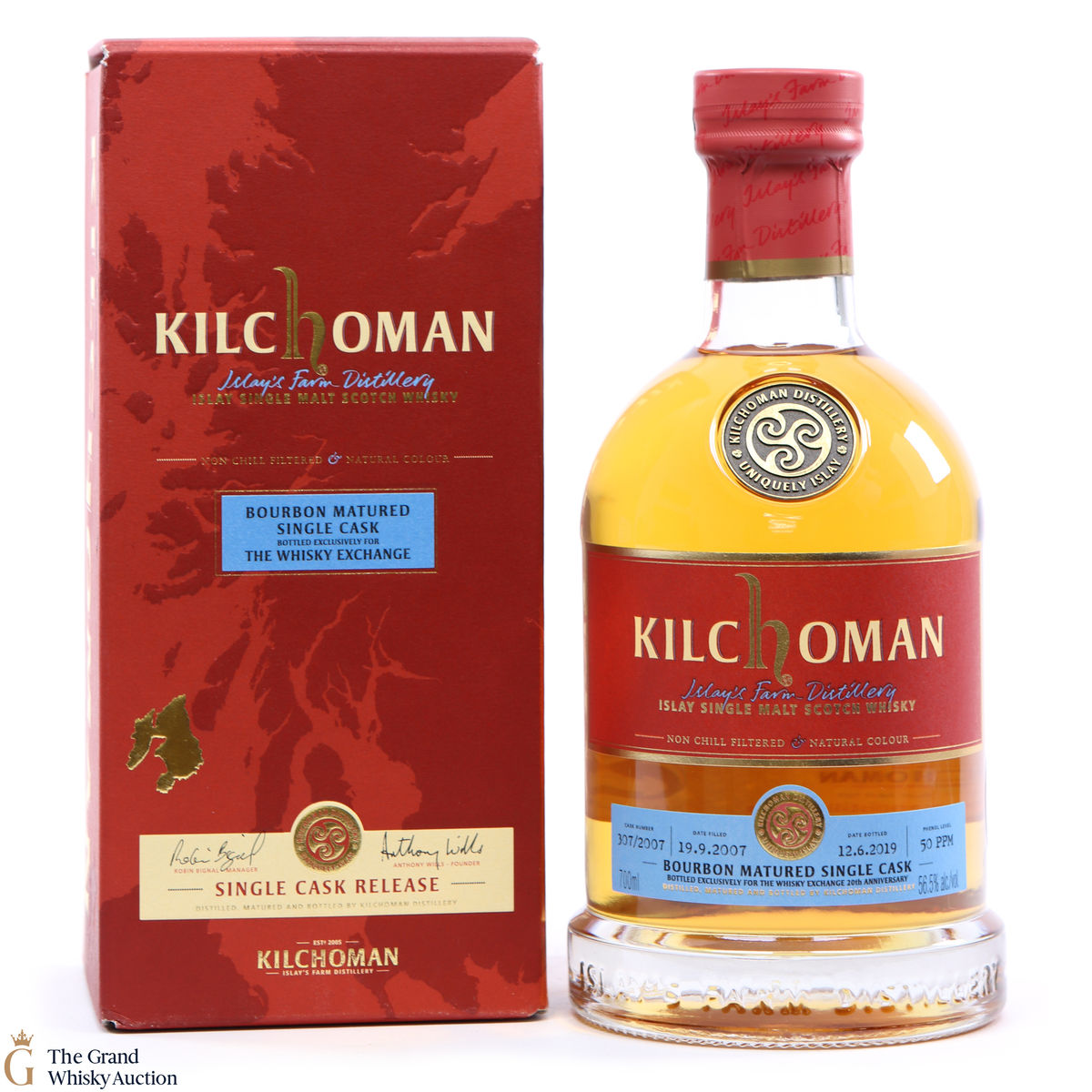 Kilchoman - 12 Year Old 2008 Single Cask The Whisky Exchange 