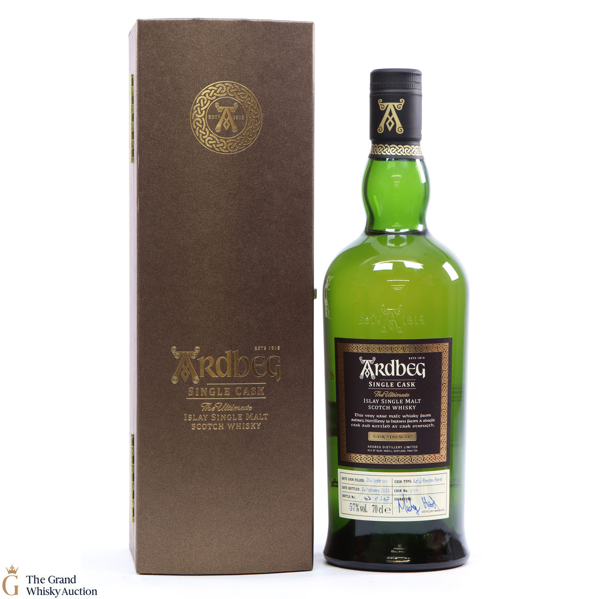Ardbeg - 2010 Single Cask #3150 (Signed by M.Heads)