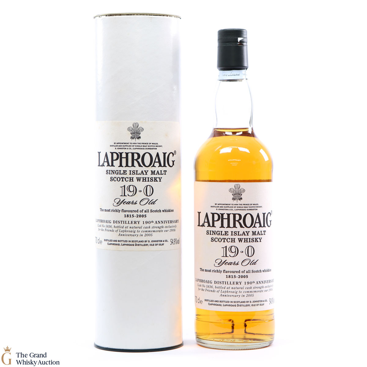 Laphroaig - 19 Year Old 19.0 Single Cask 190th Anniversary #5836