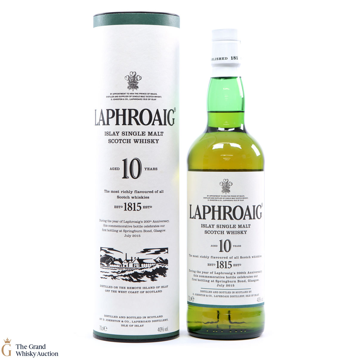 Laphroaig - 10 Year Old - 200th Anniversary Limited Edition Springburn Bond Bottling