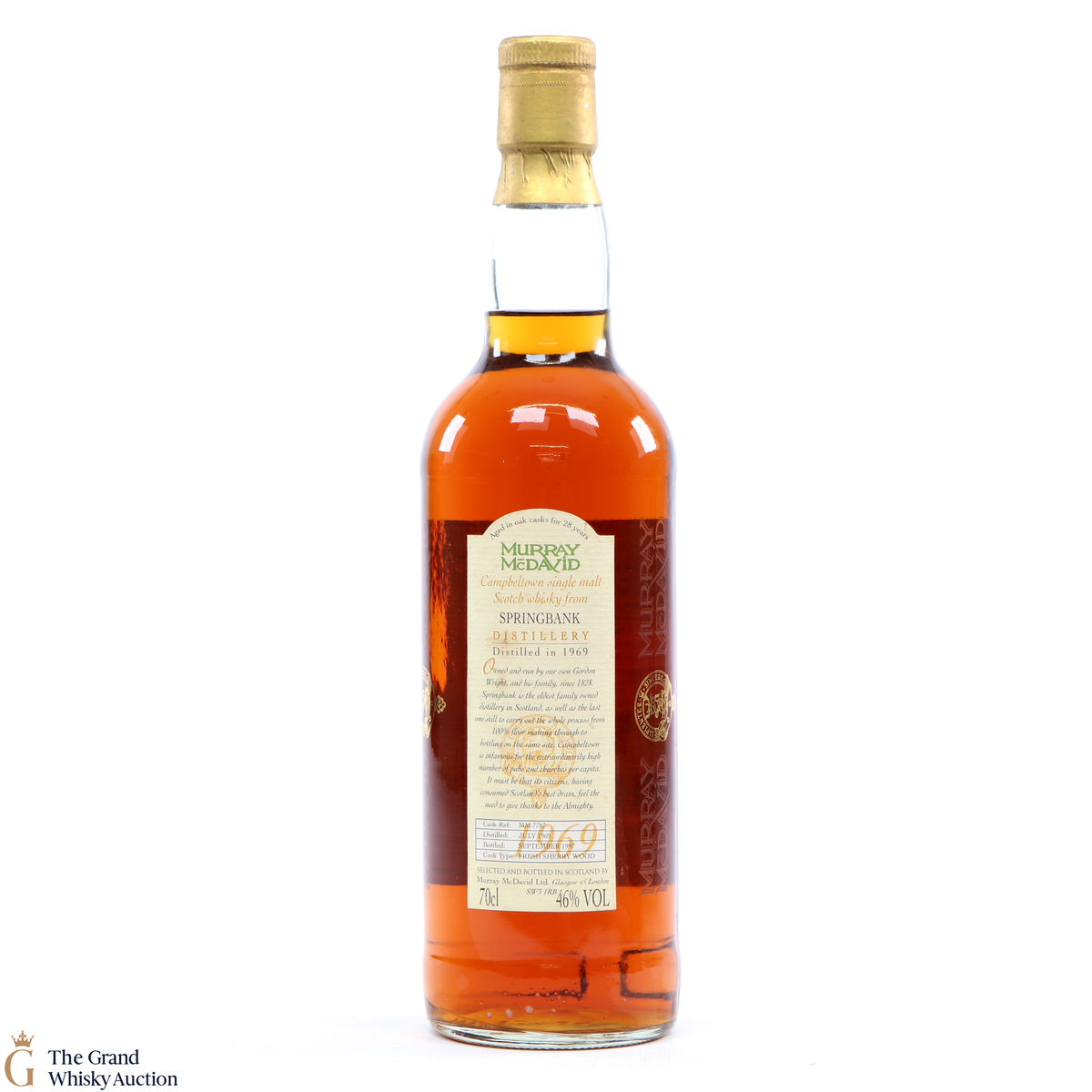 Springbank - 28 Year Old 1969 Murray McDavid 1997 Sherry Wood