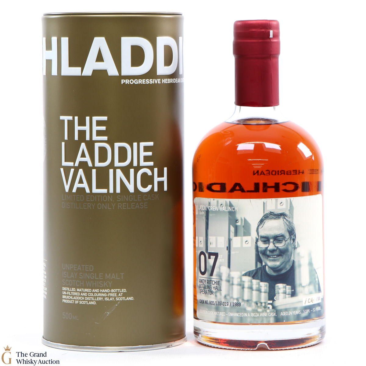 Bruichladdich - 24 Year Old 1989 Valinch #135-019 Andy Ritchie